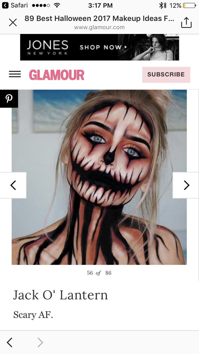 Found a familiar face on <a href="/glamourmag/">Glamour</a> site today! So excited for Halloween. ❤️ 
Used <a href="/ABHcosmetics/">Anastasia Beverly Hills</a> modern Renaissance palette