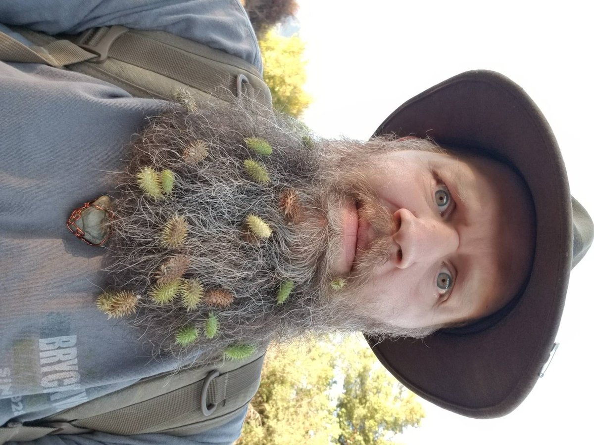 Hack_Poet's tweet image. Burr Reed Beard with the Hahamongna Wild Kids!