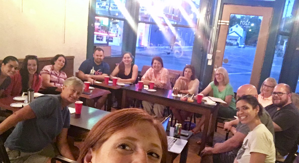 ElenaSaltzman's tweet photo. Had a great evening with Indivisible leaders from @indivisibledyt @IndivisibleGCOH @IndiMiamiCounty &amp; @SpfldOH_Ind - so inspired by you all! https://t.co/FwQ2XiHUMm