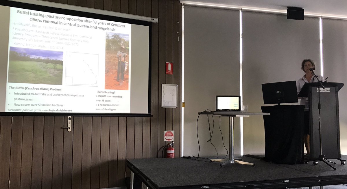 Busting Buffel Grass - Jen Silcock talking about restoration through Buffel Grass control in the rangelands
#ARSconf2017