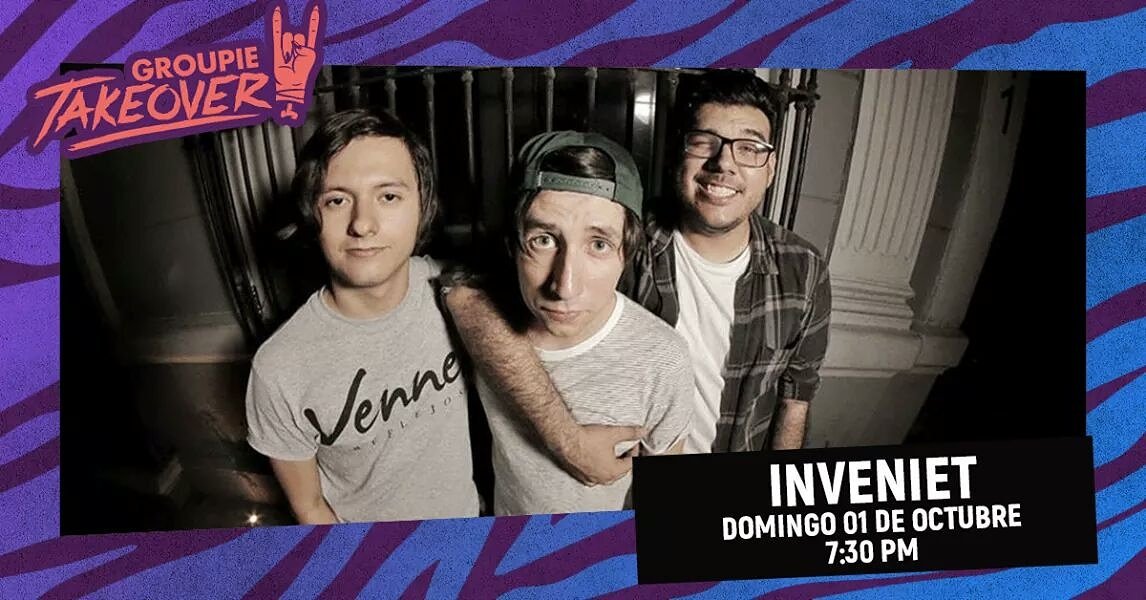 Este domingo toca cotorrear con los <a href="/nvntmx/">Inveniet</a> ❤❤❤ atentos a nuestro facebook😍😍😍
#GroupieTakeover