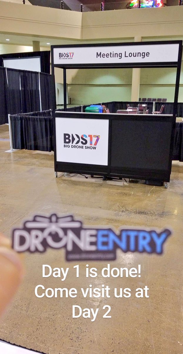 DroneEntry's tweet photo. Amazing Day 1 at the #Bigdroneshow
#droneentry
Check us out at the event we have beta sign up stickers and droneentry T-Shirt give away https://t.co/XZMiXXNQau