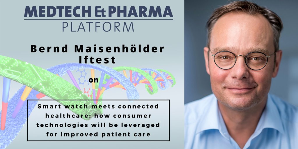 Jointhe discussion on 27 Oct. on the use of #ConsumerDevices to improve #healthcare with B. Maisenhölder from IFTEST bit.ly/2tp4VxE