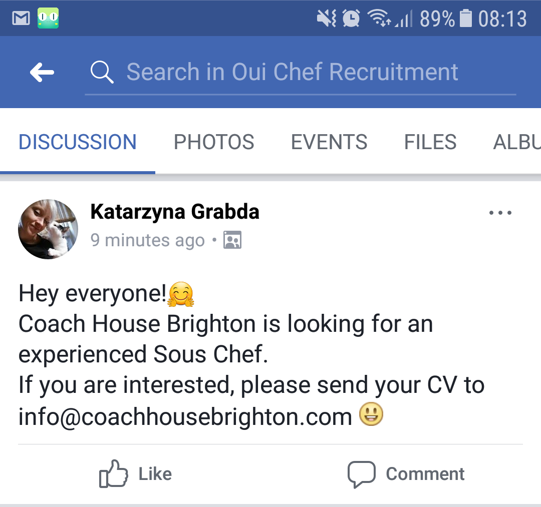Kasia_Grabda's tweet image. PLEASE SHARE  info@coachhousebrighton.com
#kitchenjob #chefjobs #souschef #workbrighton