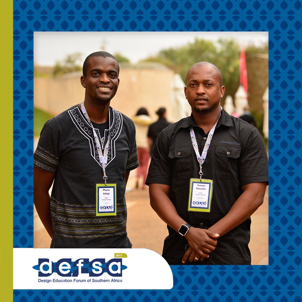 DEFSA_News's tweet photo. Now Speaking: Tumelo Rasedile & Pfunzo Sidogi
#defsa2017 #session3A https://t.co/9cXhdAgmza