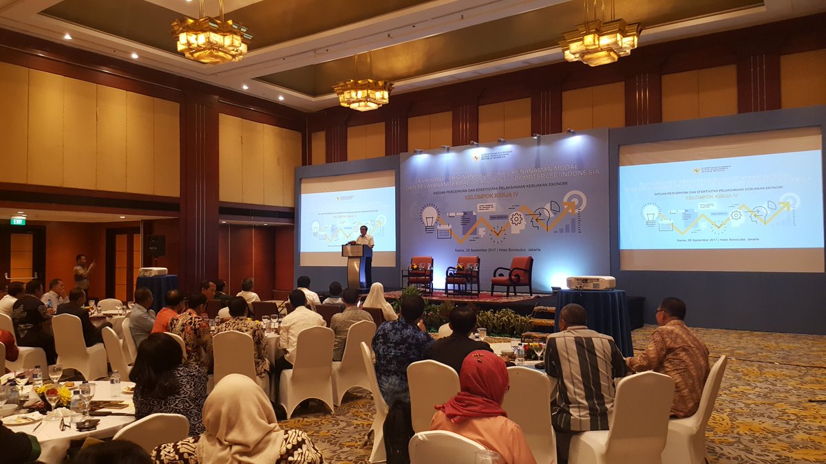 PerekonomianRI's tweet photo. (28/9) - Satgas Percepatan &amp; Efektivitas Pelaksanaan Kebijakan Ekonomi (Pokja IV) adakan Evaluasi Perizinan pd Dinas Penanaman Modal &amp; PTSP https://t.co/5lVMKGPVCY