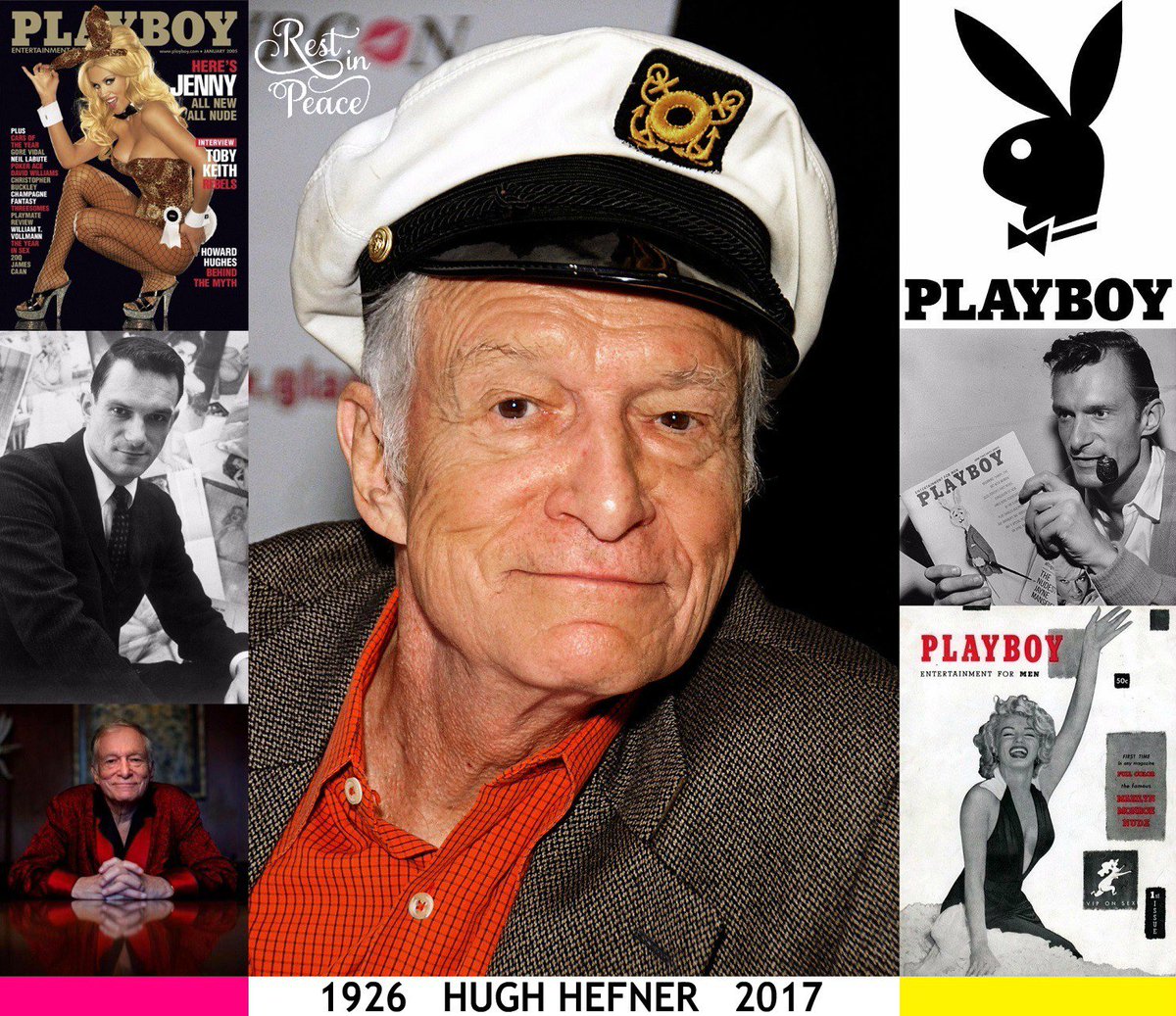ArchieVozz's tweet image. Hugh Hefner,Playboy founder dies aged 91. R.I.P Hugh..