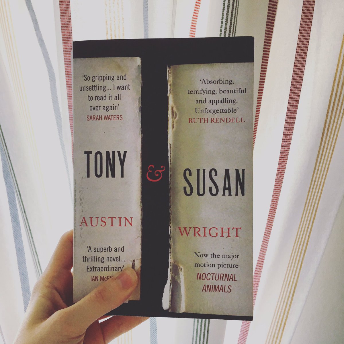 aoife_eefa's tweet photo. I read Tony &amp; Susan to know why they are side by side in the title. I got my (meta) answer. Read the book first. Always #AustinWright https://t.co/rLkp89kd1B