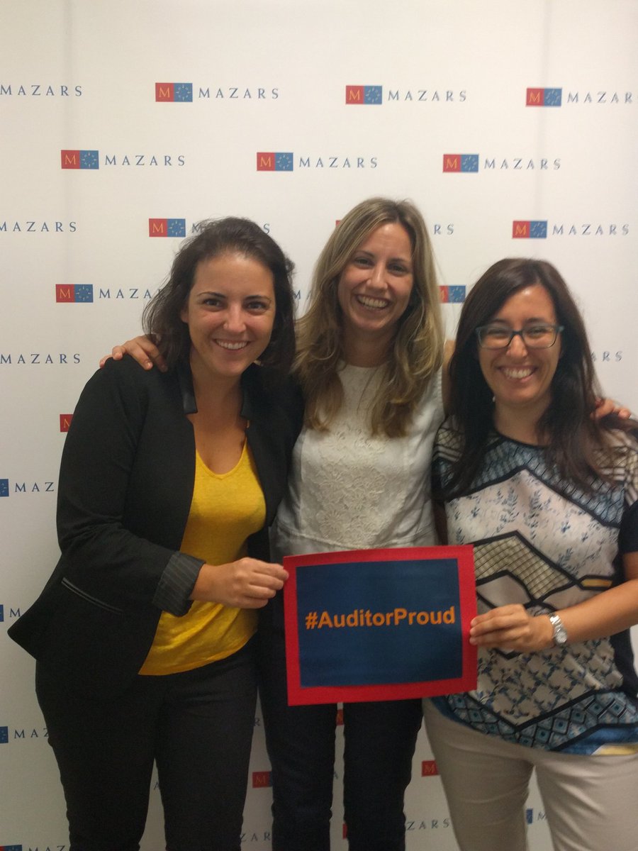 MajoArrebola's tweet photo. #AUDITORPROUD #MazarsEspaña https://t.co/cdYWED0csb