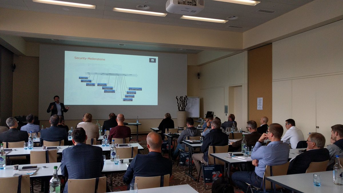 Elger_Gledhill's tweet photo. Security Workshop von SATOMEC gestartet #IEC62443 mit COPA-DATA, Secomea und HIMA https://t.co/B6l2Ty8AGf