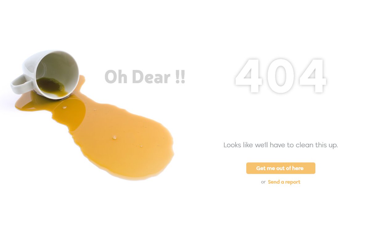 kwesiAnaglo's tweet image. Day Eight. 404 error page. #dailyui008 #008 #dailyUI #uidesign @DailyUI