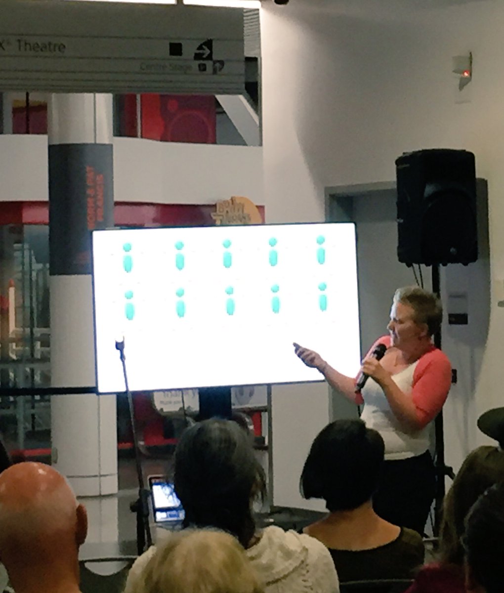 Elbogano's tweet photo. @CommWaters explains how math can help you find the perfect partner @NerdNiteYVR @scienceworldca #vanscifest #scicomm #swmathmoves https://t.co/FfBXvJJHAA
