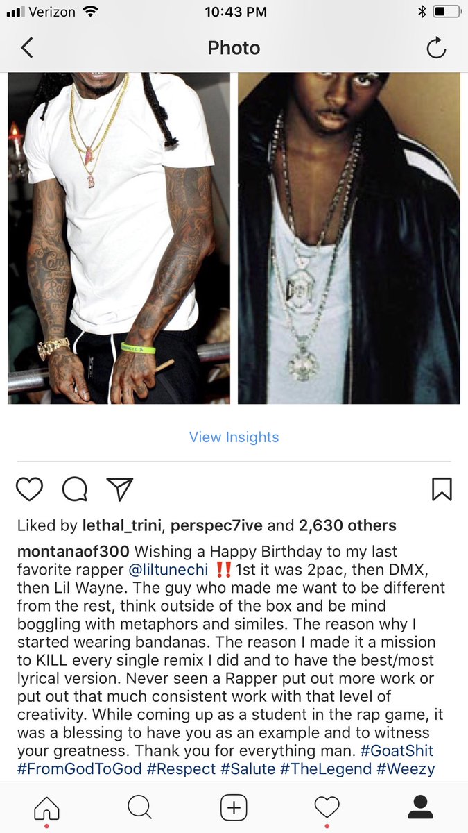 MONTANAof300's tweet photo. Happy Birthday @LilTunechi ✊🏾 https://t.co/DmeH6x5JnT