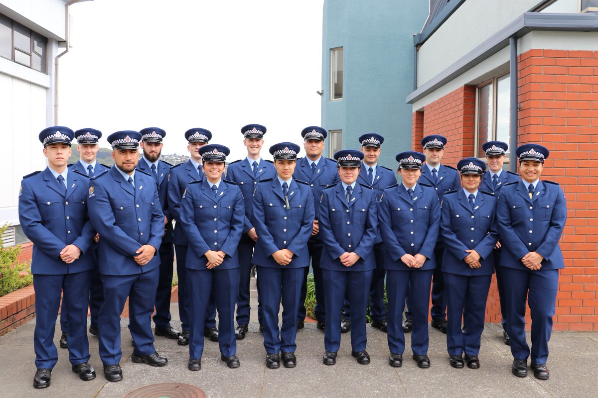 nzpolice's tweet photo. Congrats to our #newcops from Wing 307 who graduated from Police College today! #icareenough #rnzpc https://t.co/Oa7LuCWDUP https://t.co/zpoyAn7KSk