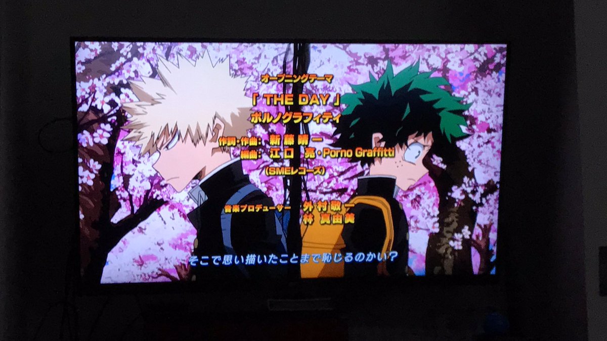 missteacher85's tweet photo. Watching ep 13.. I want to be awake to watch more.. but sleeping time it is ^^ #heroacademiarocks https://t.co/kQda9kEo9O
