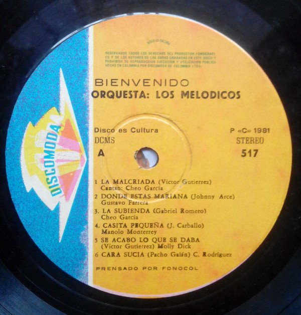 brainerferrer's tweet image. Los Melodicos LP Bienvenido (1981) En este Disco Le Dan la Bienvenida A Cheo Garcia Tras 21 Años De Carrera Exitosa Con La Billos 1960-1981
