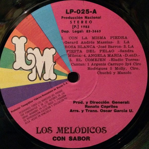 brainerferrer's tweet image. LP Los Melodicos Con Sabor (1983)