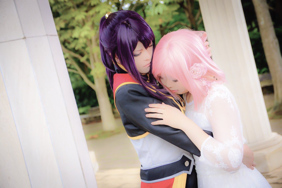 【cos】※捏造/絡み
Tales of Vesperia

ユーリ*りーお
エステル*吉波 <a href="/yosnami/">吉波</a> 
p.うみのさん <a href="/AsepsFire/">Basara photography</a> 

聖騎士ユーリと捏造白ドレスエステルでユリエスしてきたぞ…！