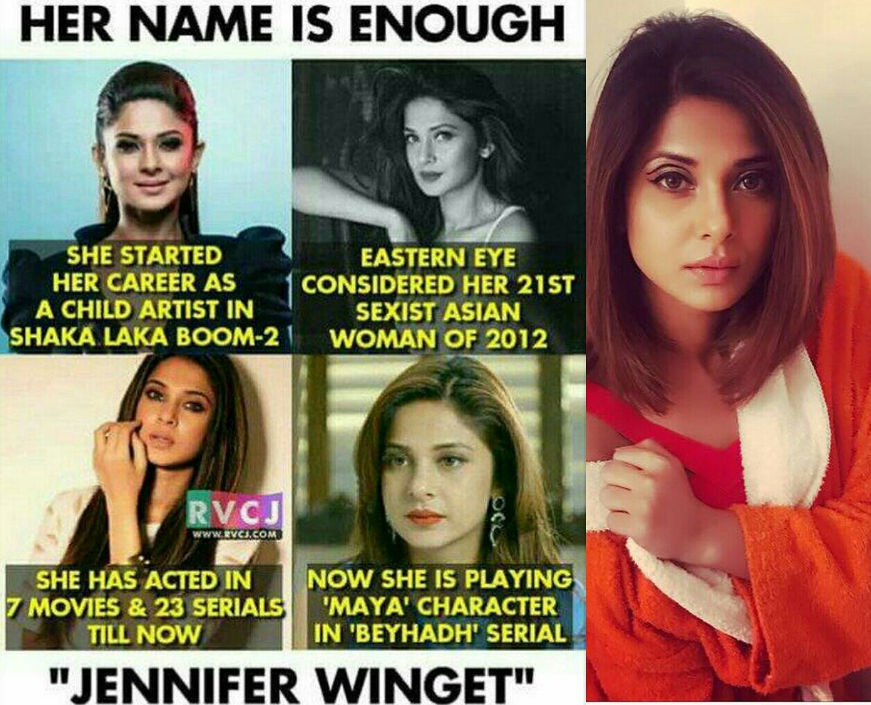 Mahnoor On Twitter: "@Jenwinget__Fc @Sanjana__Jw @Jenwinget Wow She Has Worked In Many Serial #Beyhadh" / Twitter