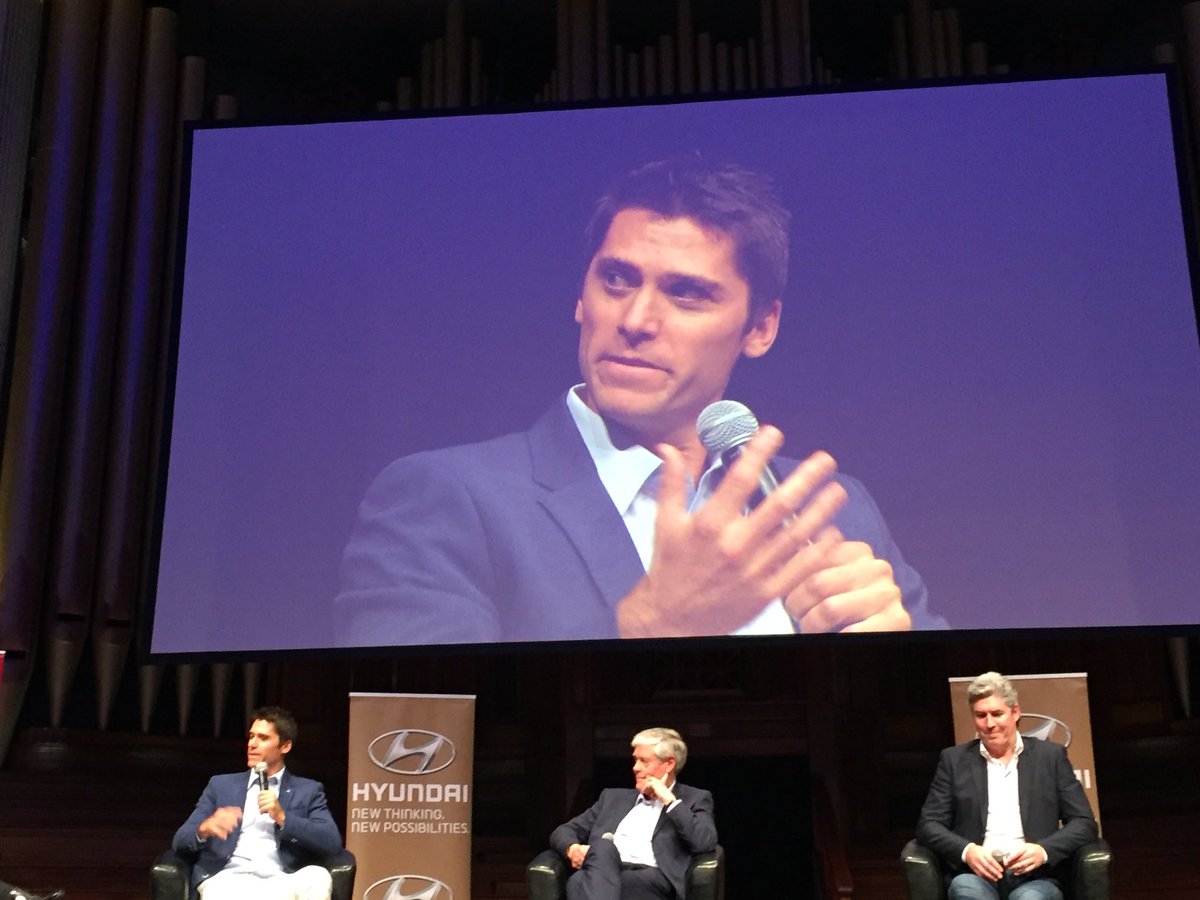 DrAnthonyLynham's tweet photo. In the company of legends w @gorillasAFC as @Simon_tblack shares fav #GF highlights at Brisbane #AFLGF event. Fundraising 4 @headspace_aus https://t.co/m2CsBl2p67
