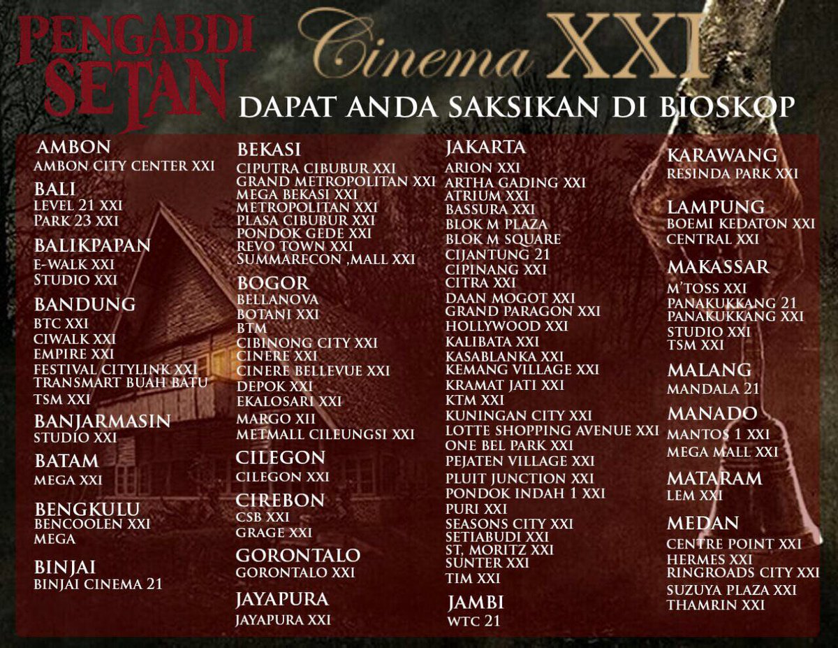 Xxi bandung tsm TSM XXI, Xxi bandung tsm Simak Jadwal