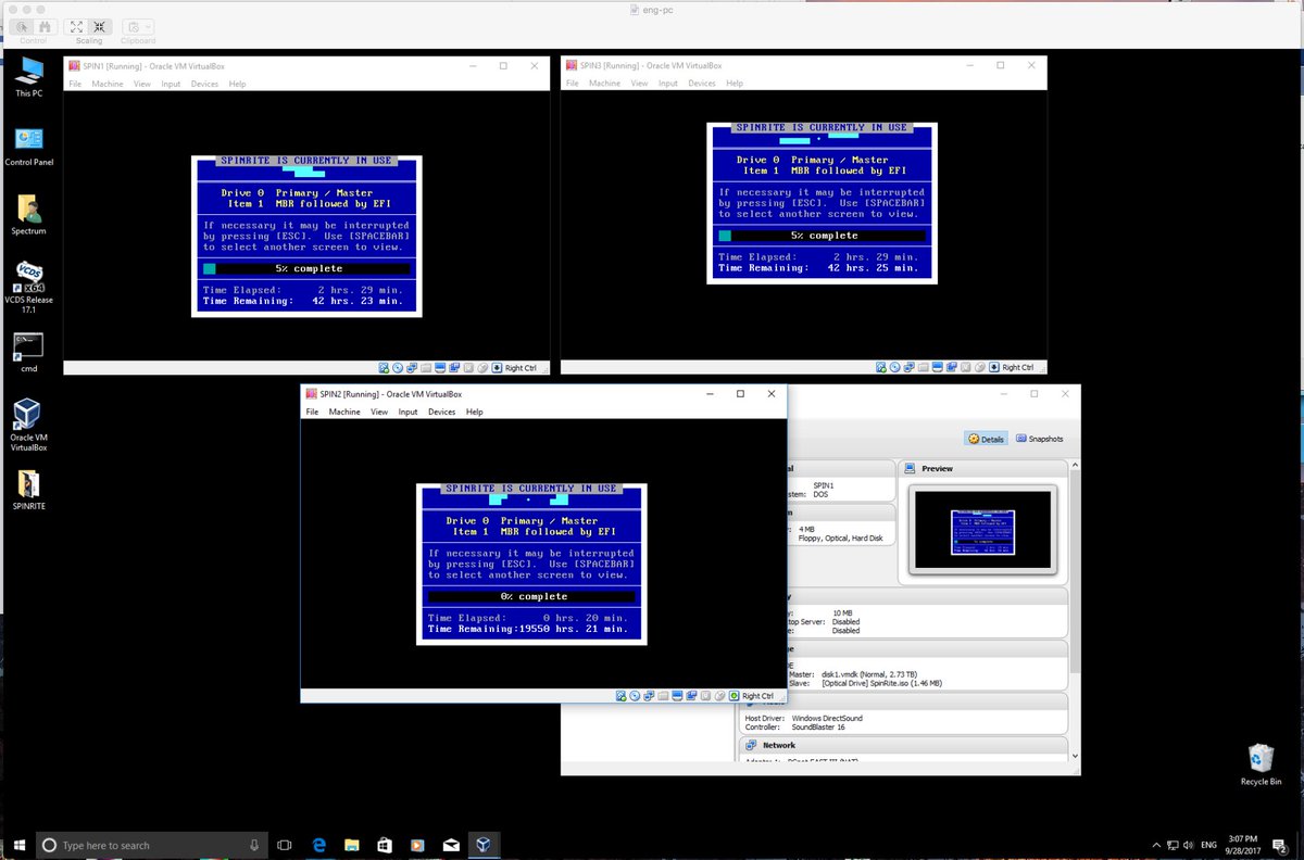 I think one of my drives is stuffed 😂 <a href="/SGgrc/">Steve Gibson</a>