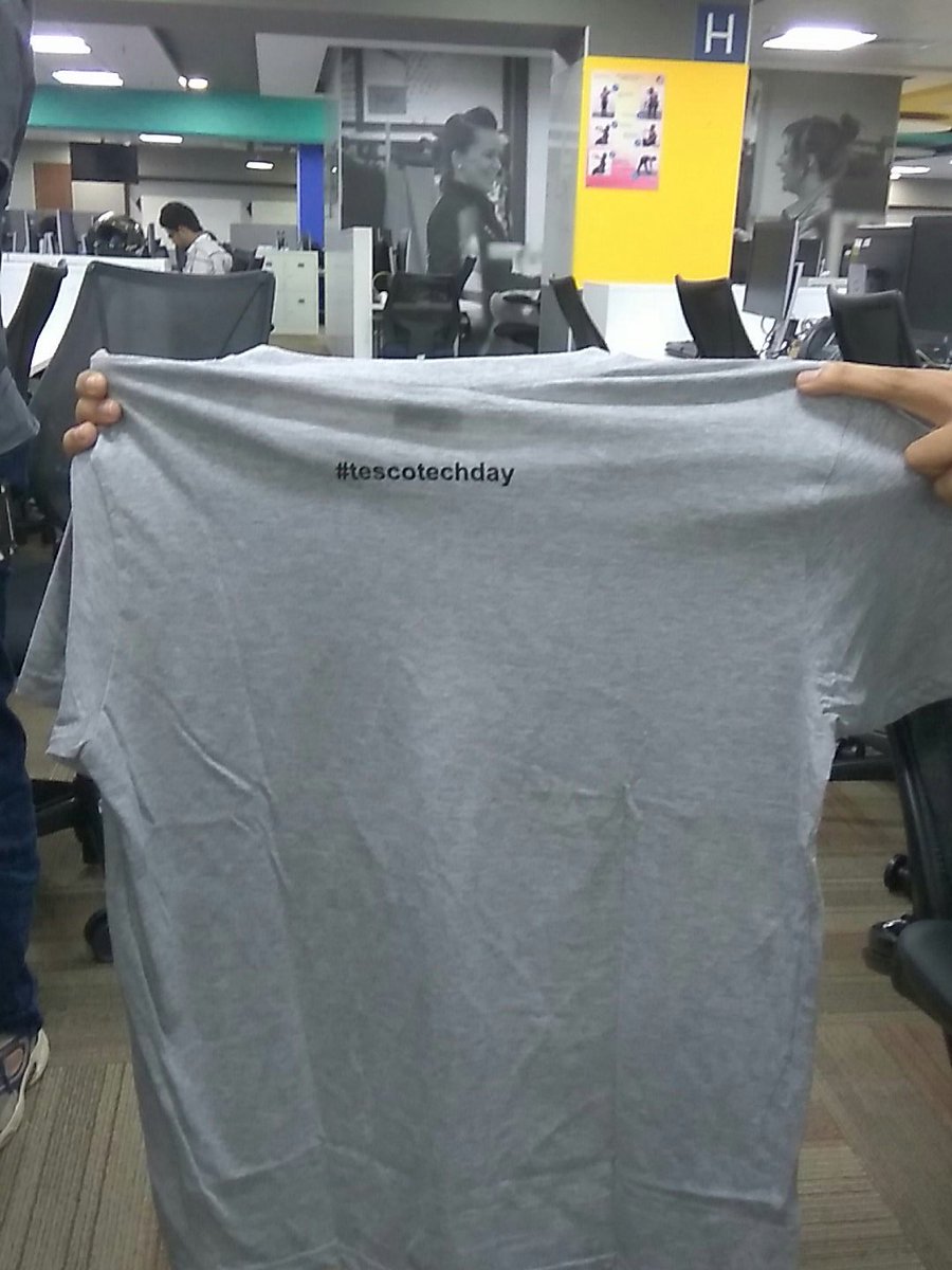 DevuDilip's tweet photo. Thanks for the goodies @Tesco_Bengaluru
#tescotechday https://t.co/86bsdm8jvQ
