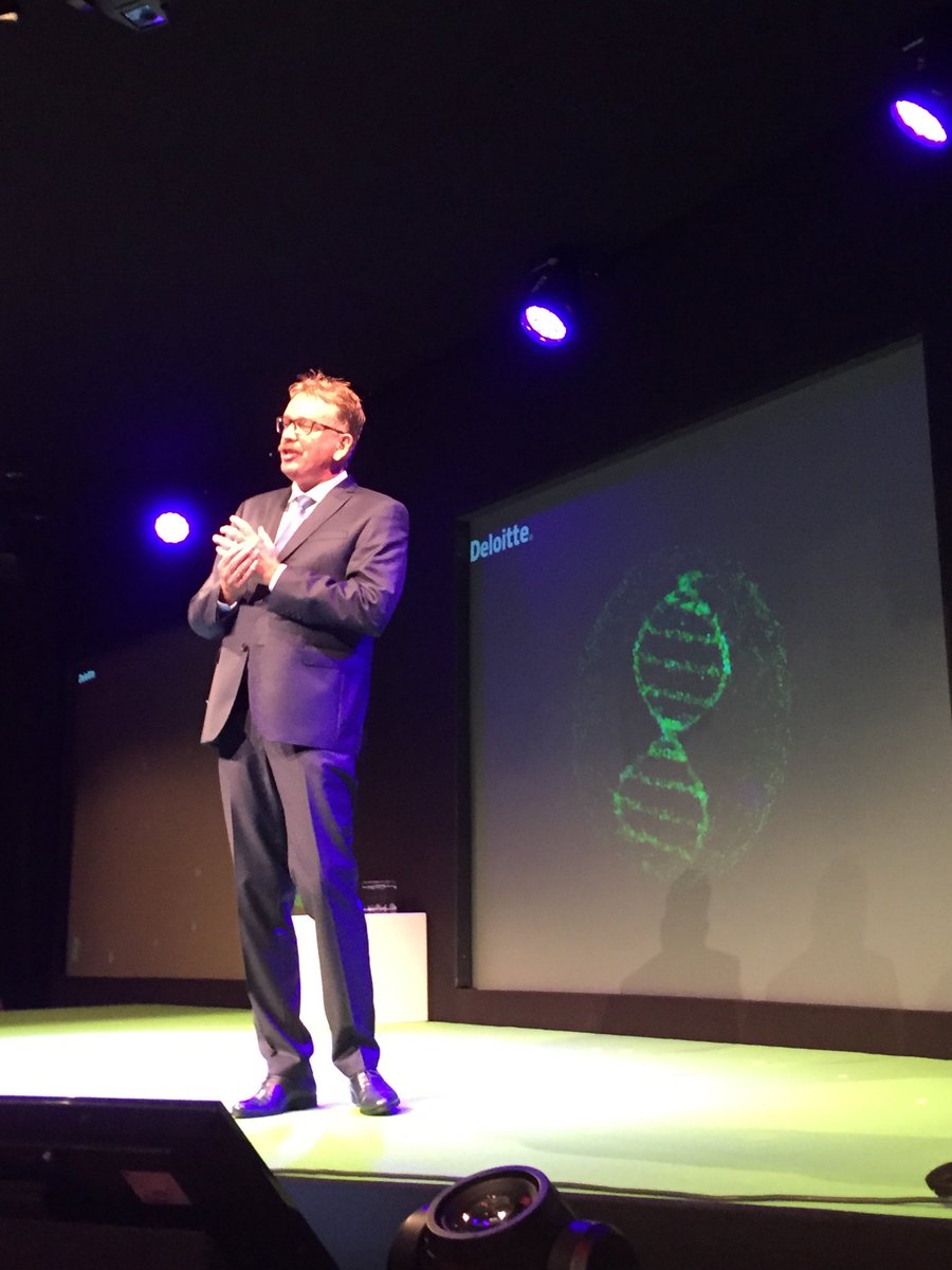 R_Collignon's tweet photo. Hans van Grieken #deloitte opens #dna2017 with impressive video on biology vs organization heartbeat https://t.co/soNloAojep