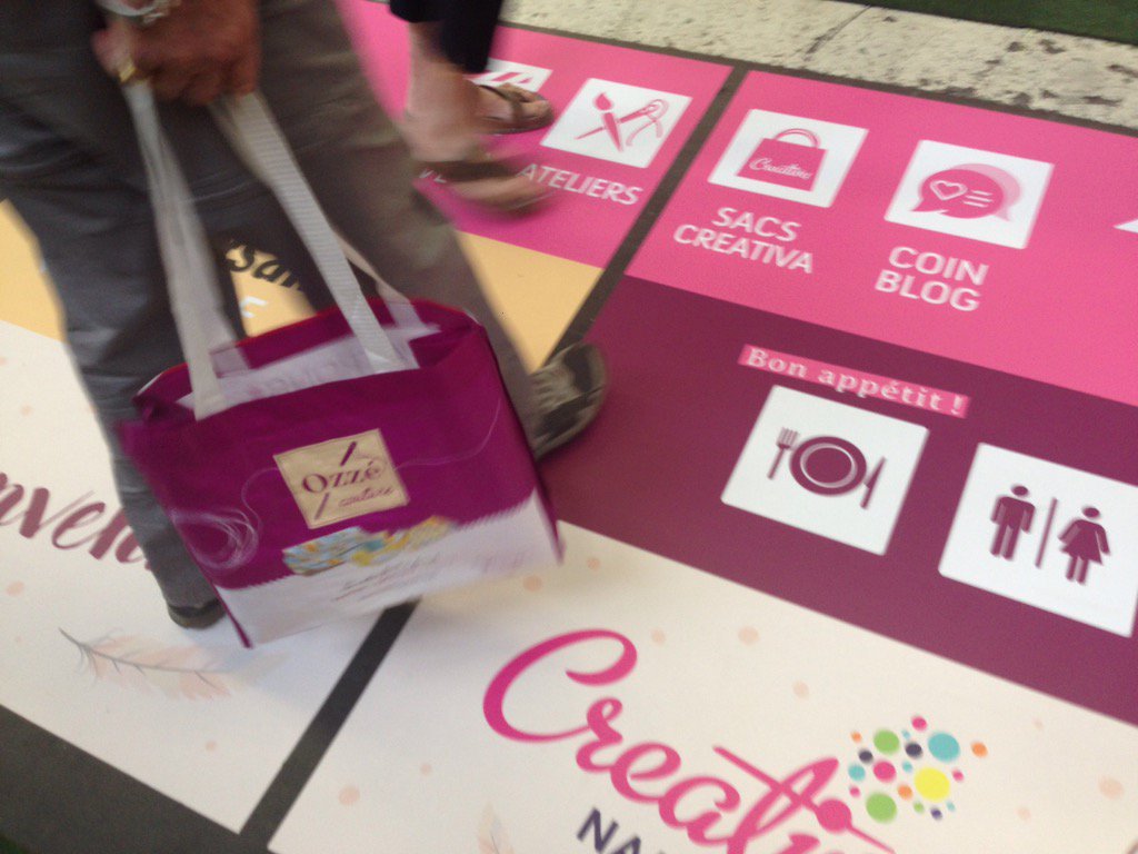 Le salon des loisirs créatifs est ouvert jusqu'à dimanche #creativa