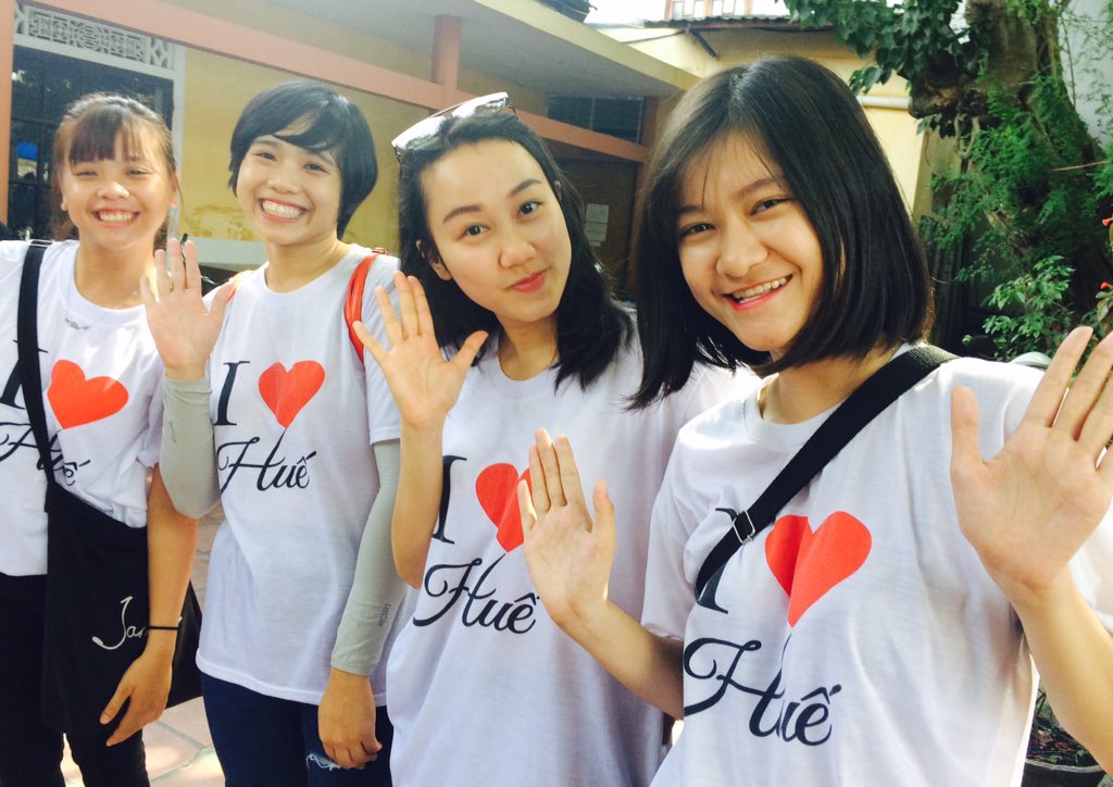 Exploring #Hue with dynamic women of I Love Hue Tours. A social #enterprise linking skills training and tourism #aus4equality #aus4vietnam