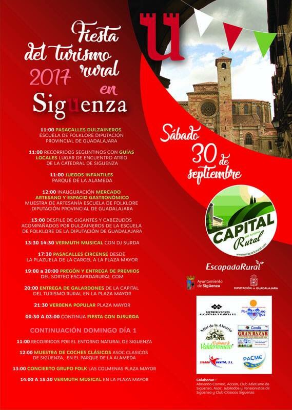 pacmelive's tweet photo. Hoy #diamundialdelturismo recordamos que @AytoSiguenza celebra este sábado la elección como #CapitalRuralEspaña2017 🙌 https://t.co/VPbqyZpxe1
