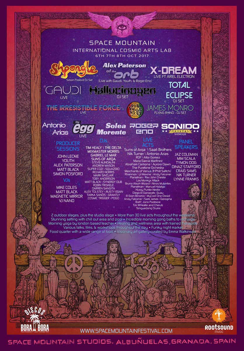 granadaocio's tweet photo. Space Mountain  Festival 2017 se acerca!!! Has visto el cartel? @PuretoneR @youthmartin @Orbinfo #Entradas ➡️https://t.co/Y0lYpPcN3B https://t.co/bkjwSbwel5