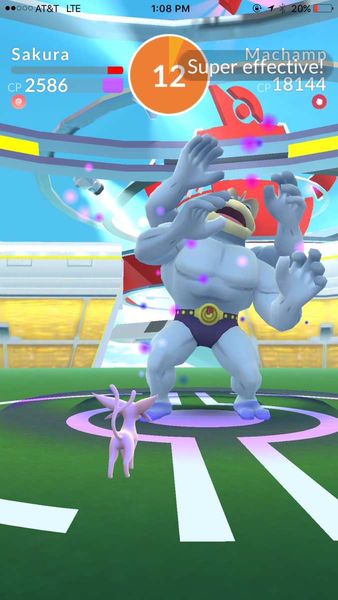 hai2yooo's tweet photo. Woohoo got a couple of solo's under my belt. The muk surprisingly lasted longer than I thought #pokemongo #muk #genger #machamp #teamvalor https://t.co/OXBiIwPLRO