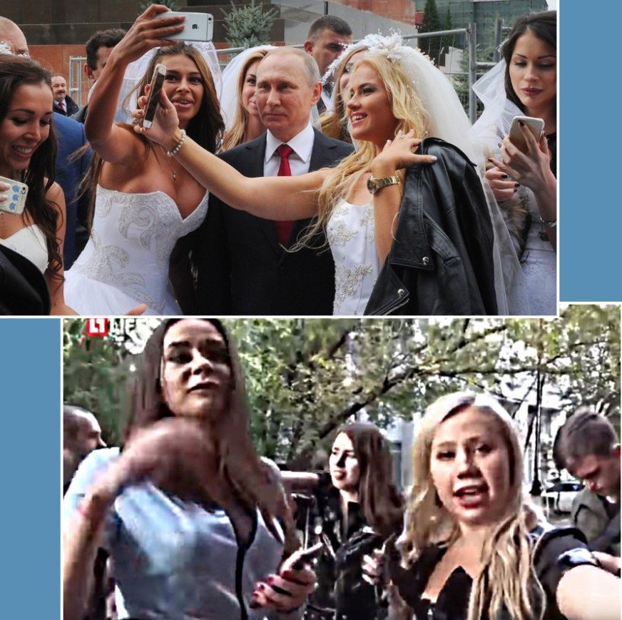 sasha_sotnik's tweet image. Шлюхи, таскавшиеся к Навальному, не приблудные. Они раньше невестами у Путина работали. Как ФСОшники - рыбаками. Ублюжий кризис у Лубянки.