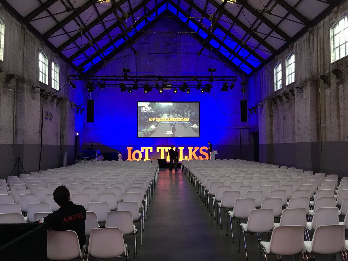 WorkspaceIOT's tweet photo. Vandaag beloofd een interresante dag te worden met verschillende thema's en onderwerpen. Wij zijn er klaar voor! #IoTTalks https://t.co/HLVngSkEyh