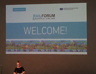ObsyM's tweet photo. #railforum start interesting day coming #Propentus https://t.co/itiN2TjSMW