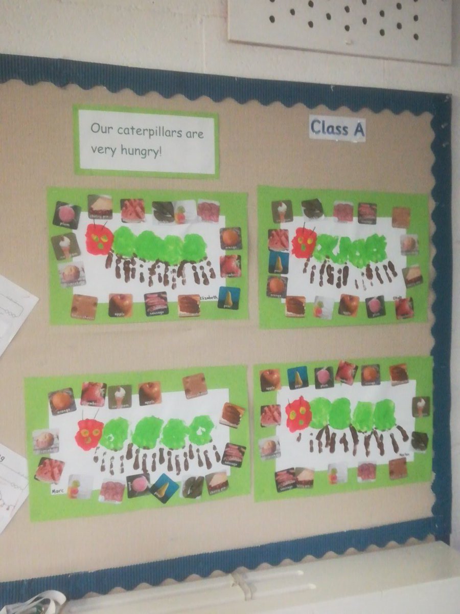 LseAlison's tweet photo. Hungry caterpillars. Lots of fine motor practice. https://t.co/z638HVvuYN