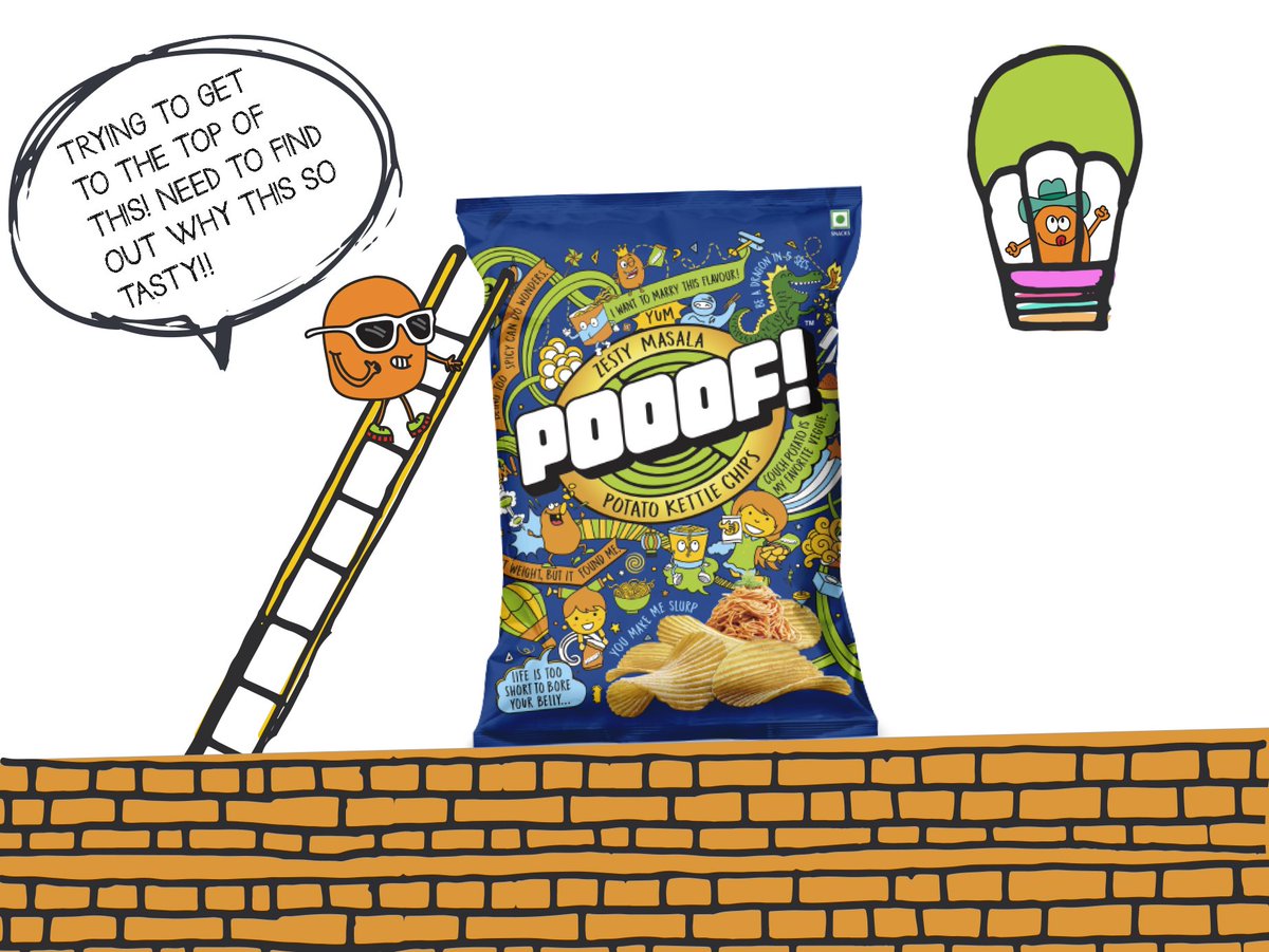 You need to reach the bottom of the packet to understand why it is so tasty. #Pooofed