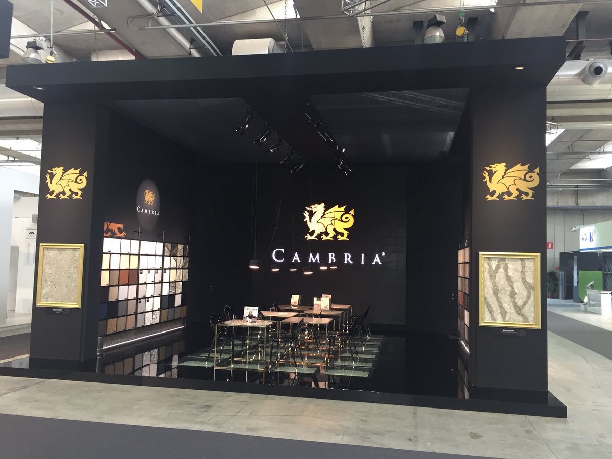 kz_johnson's tweet photo. Ready to kick off day 2 @ #marmomac. Looking forward to seeing everyone @ #cambriaquartz - Hall 10, Stand I3. https://t.co/i1luwbEsG7