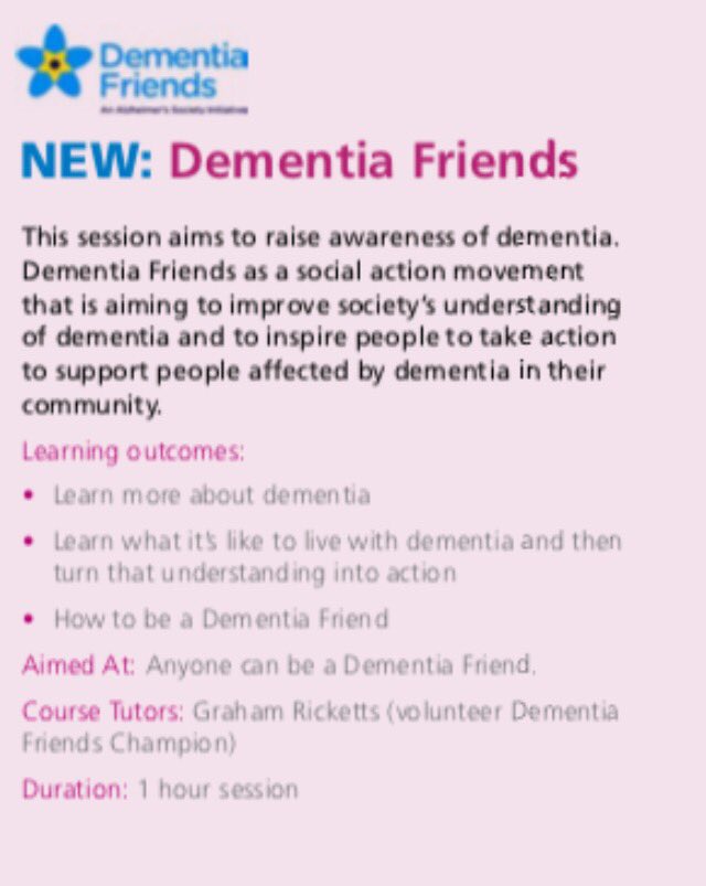 RecoveryAcadem2's tweet photo. 1 person every 3 minutes is diagnosed with dementia in the UK. Learn more on 13th October in Coventry. Call 0300 303 2626 to enrol  @cwmind https://t.co/ob57bAZhJN