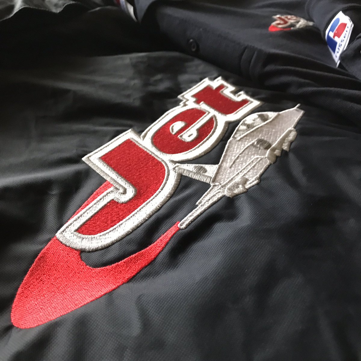 Little embroidery job for Jet International. #embroidery