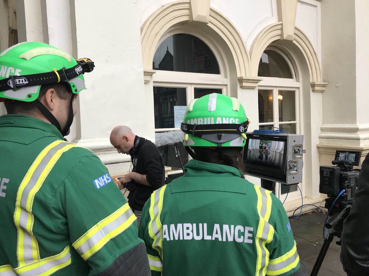EMASNHSTrust's tweet photo. Our #EMASHART colleagues are filming to support @TASCharity https://t.co/hsU0LNDWaw