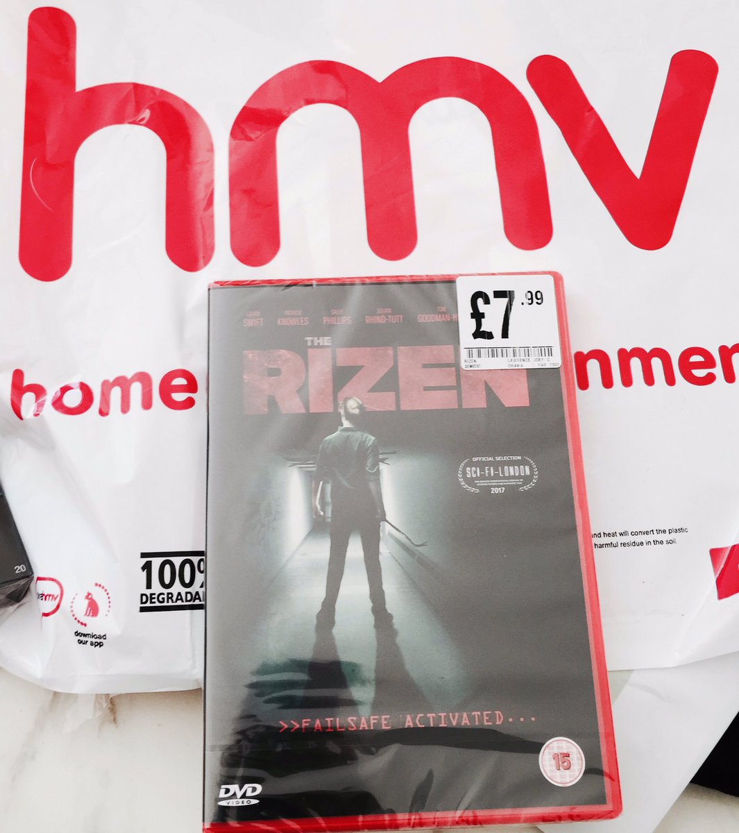ClarePearceFilm's tweet photo. Go to #shop push your #dvd to the front of the shelf #notcheeky #hmv #therizenmovie https://t.co/08rRhBBdwN