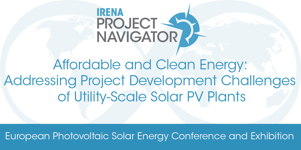 sim2ben's tweet photo. Presenting at #EUPVSEC @IRENA online project facilitation tools supporting #solar developers #ProjectNavigator https://t.co/t3cQRallwk https://t.co/sdB4o3GFaX
