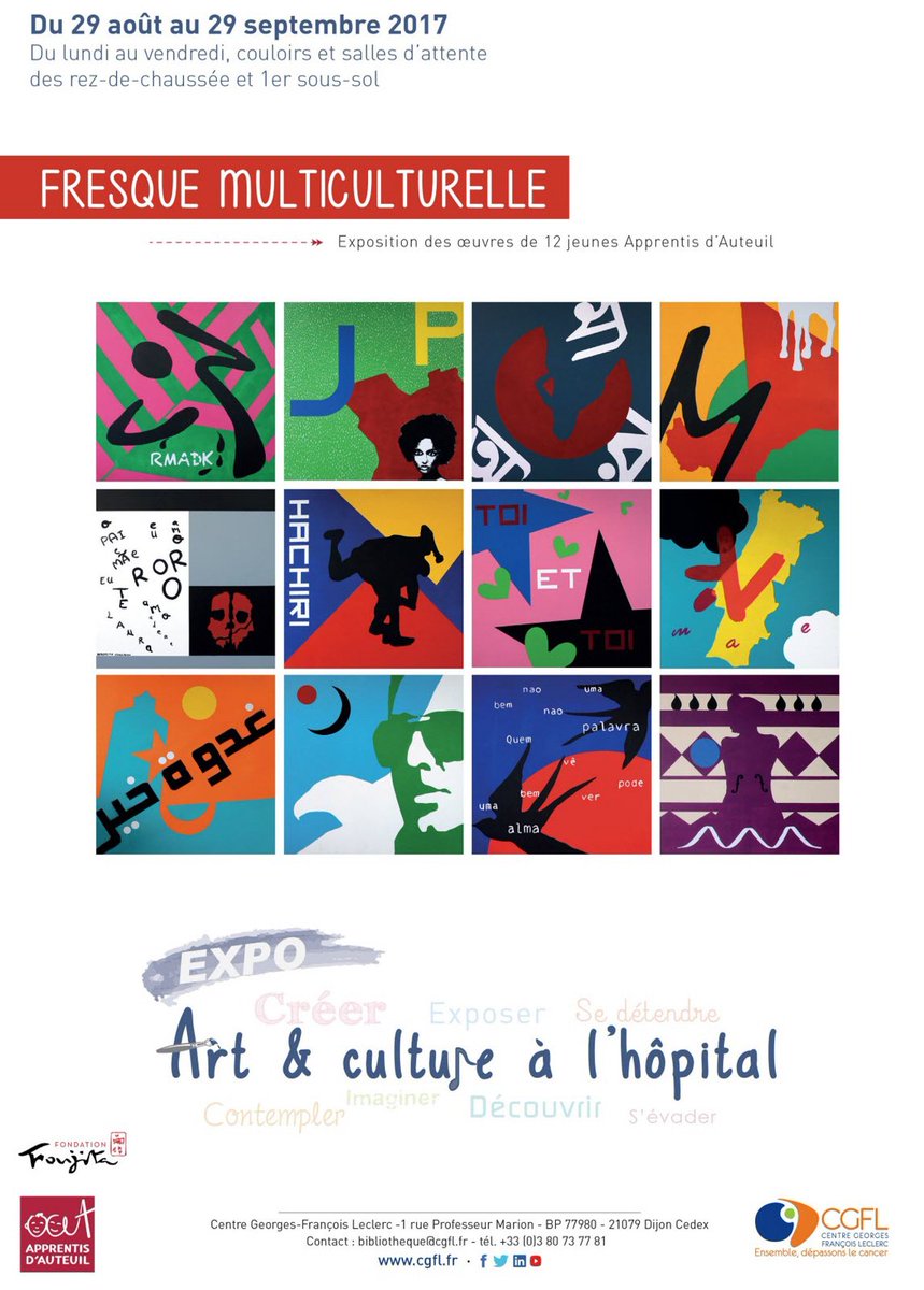 AAuteuil_NEst's tweet image. Dernier jour pour s'interroger avec les jeunes @AAuteuil sur la #multiculturalité - exposition au #CGFL #Dijon @MaitreFoujita