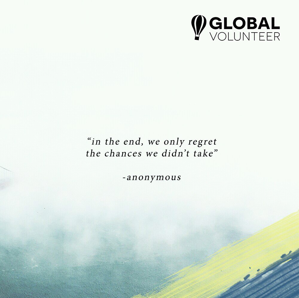 Holla!

Buat kamu yang belum daftar Global Volunteer, hari ini masih ada kesempatan untuk mendaftar. Yuk daftar di aiesec.or.id