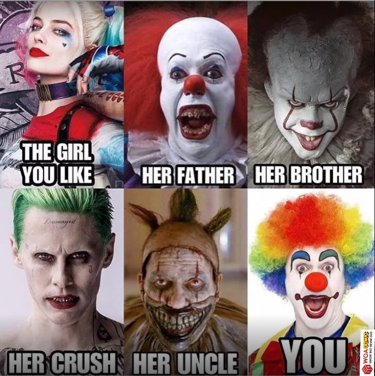 Woacomicss's tweet photo. Actually, oddly enough, Pennywise would actually be a mother. https://t.co/hF1aYujMjU