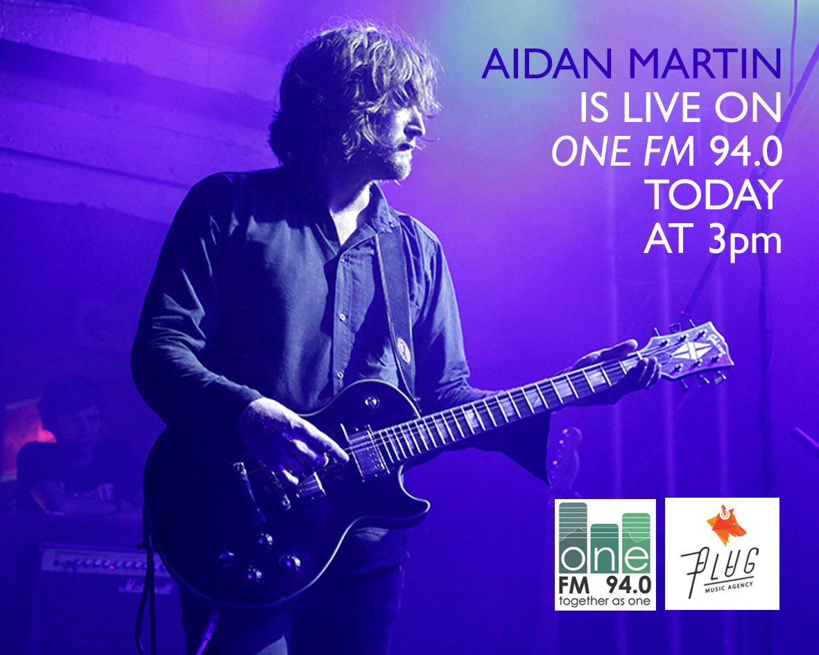 Catch <a href="/AidanMartinLive/">Aidan Martin</a> live on <a href="/OneFM940/">One FM 94.0</a> at 3pm today. He'll be chatting about the new album which launches on Saturday 30th Sep.