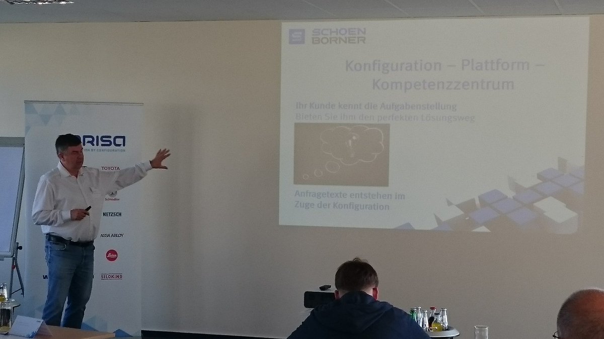 ORISA_Software's tweet image. #Konfiguration und #Industrie 4.0 - aktuelle Themen zum Workshop Produktkonfiguration bei Schönborner