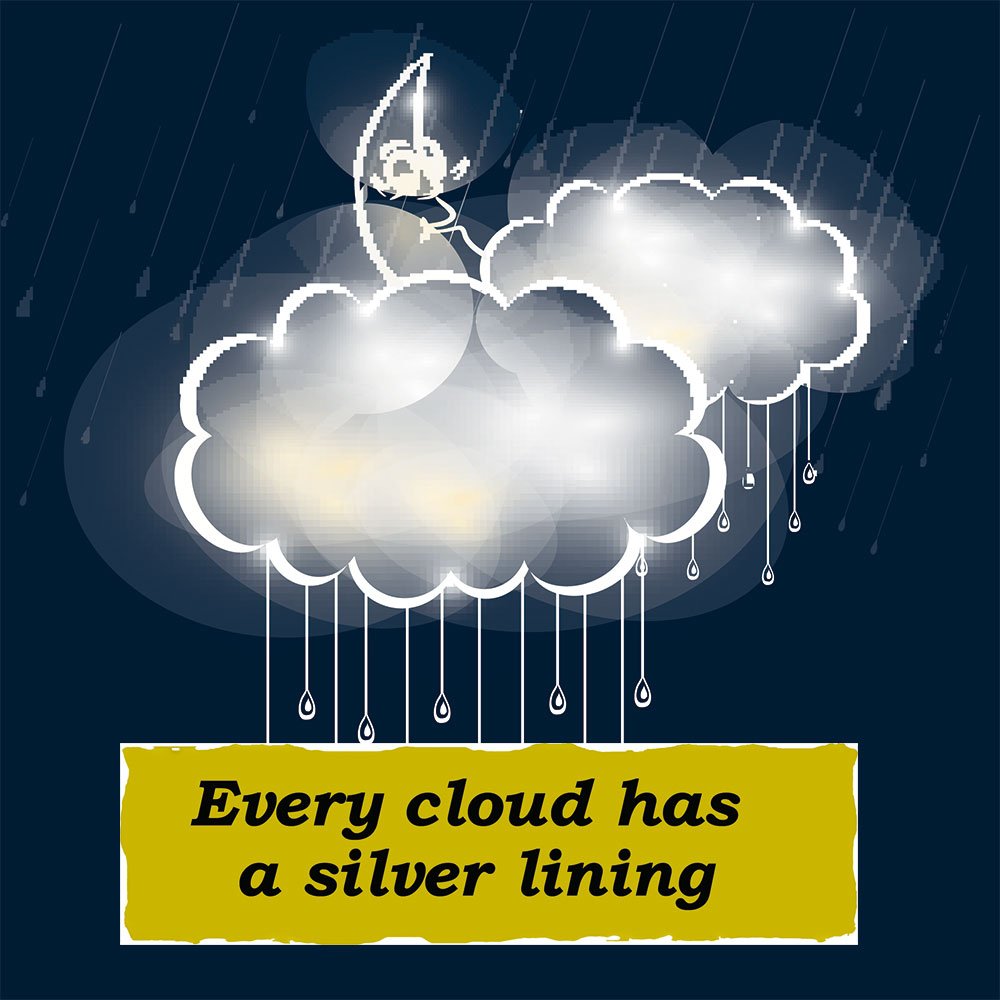 Learn English Expressions with Colors DKzEmISX0AE0 QO Speak Up on Twitter: ""Every cloud has a silver lining" un ...